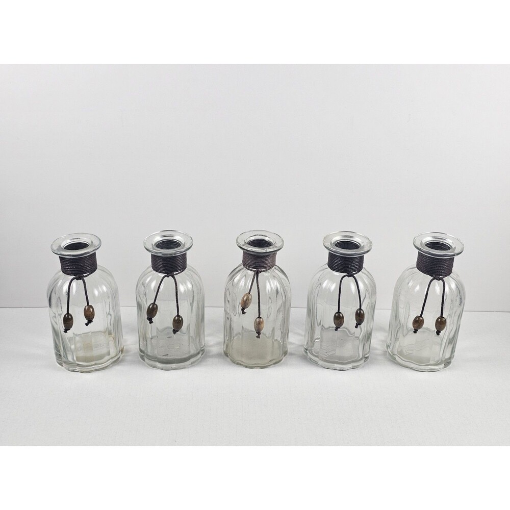 Glass Candle Holder Decorative Bottles Pier 1 Imports Set of Five